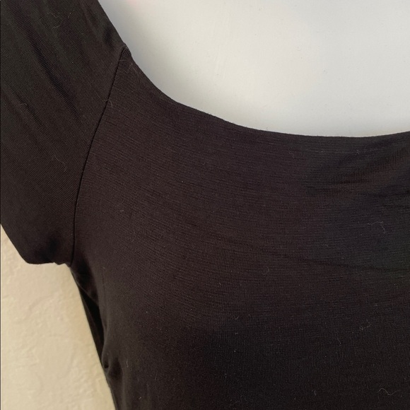 Black knit crisscross back dress - Picture 5 of 9